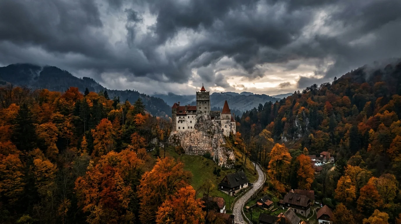 Best IPTV Romania - Transylvanian castle Carpathian mountains