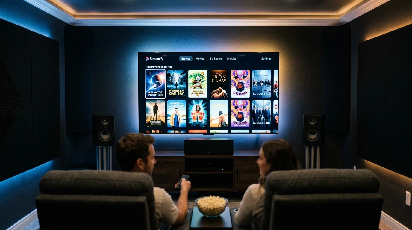 Typhoon Labs TV streaming service on smart TV